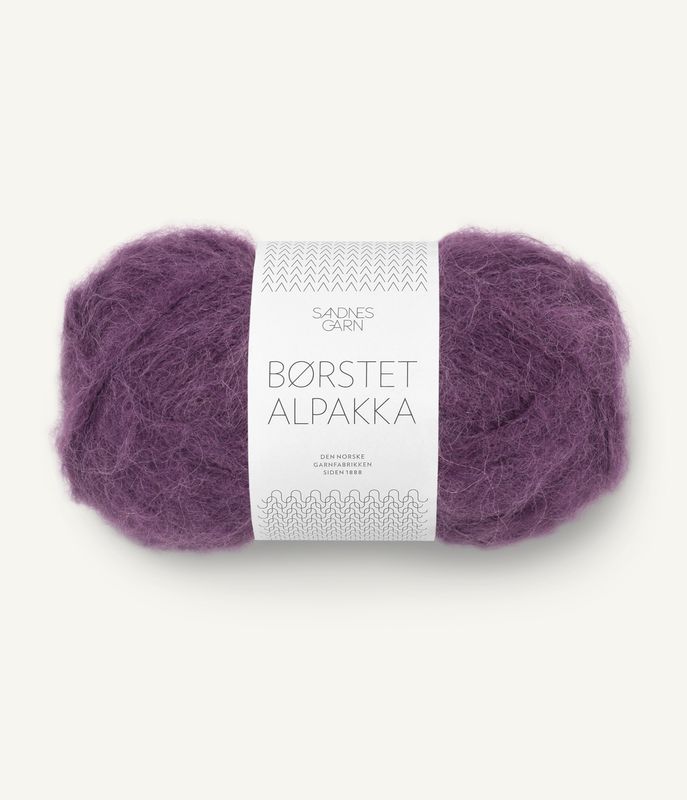 UT Børstet Alpakka 4672 Bjørnebærsaft